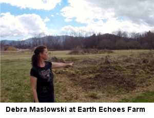 Debra Maslowski at Earth Echoes Farm